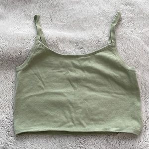Forever 21 Light Green Knit Top